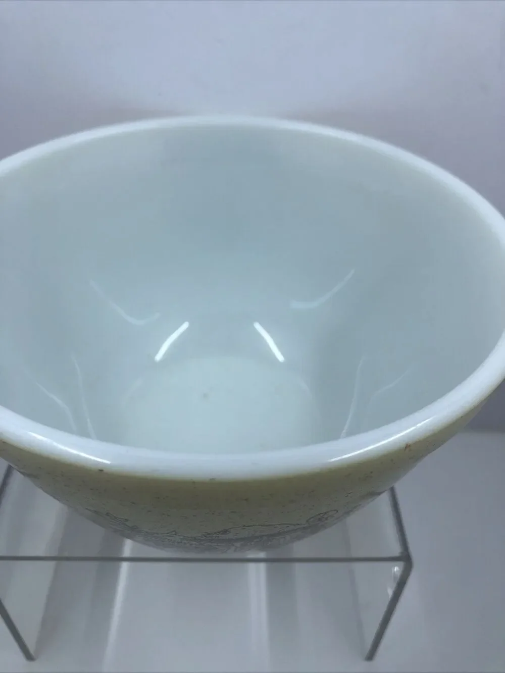 Vintage Pyrex Merry Mushroom  Small Mixing Bowl 401 Rare HTF
